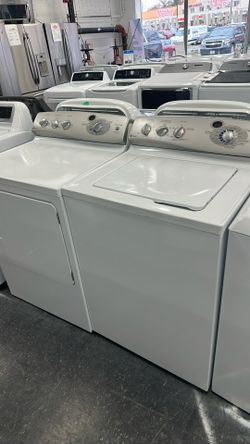 Ge Profile Top-load Washer And Dryer Set