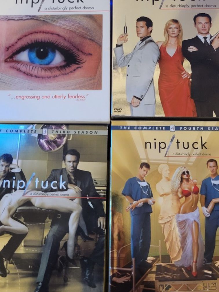 Nip Tuck 1,2,3,4 Seasons Dvds
