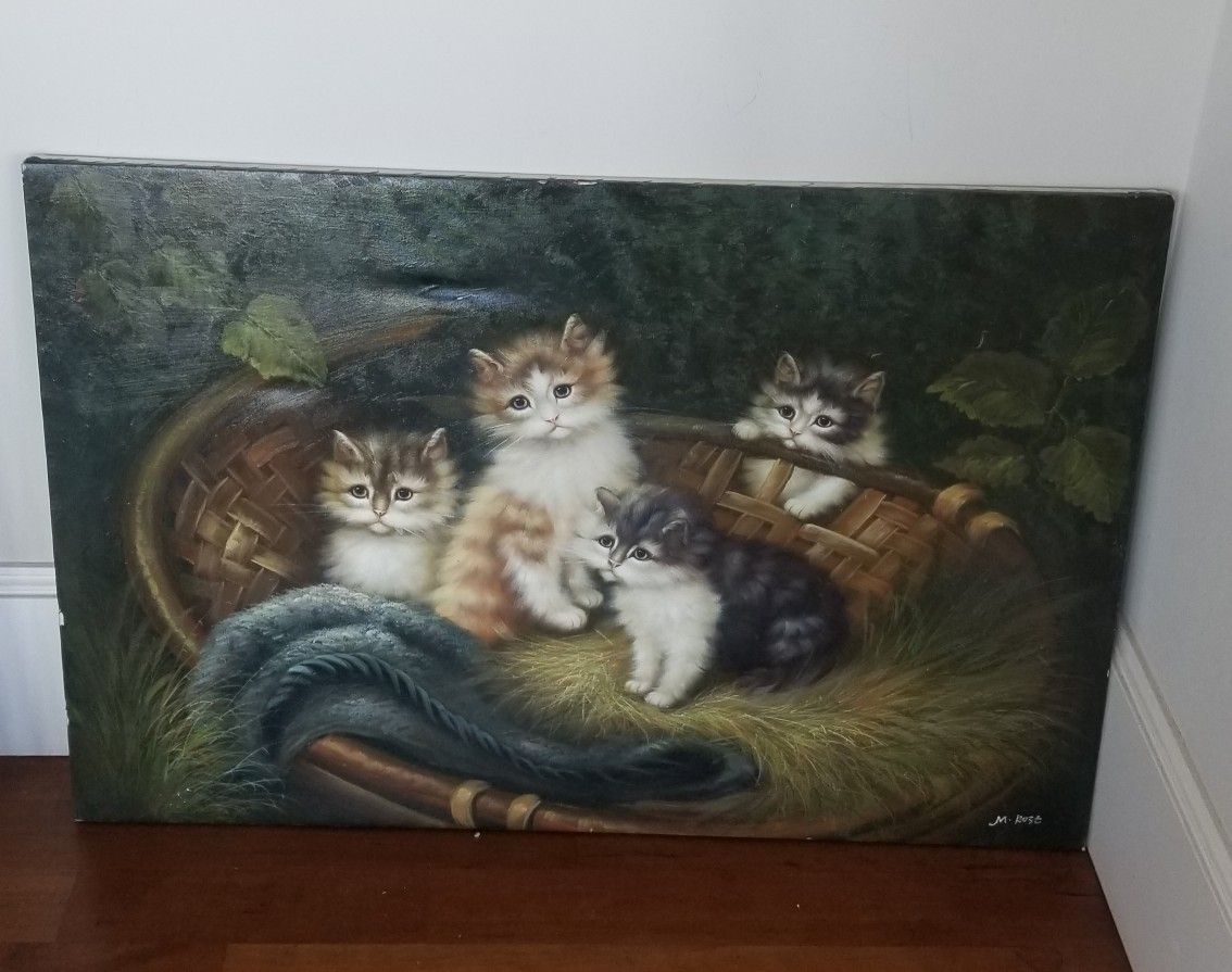 Original Artwork Kittens $50