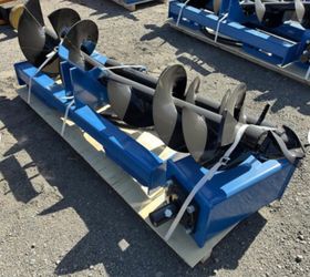 New Skid Steer Auger Set With 3 Bits