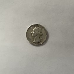 A 1951 Quarter Coin