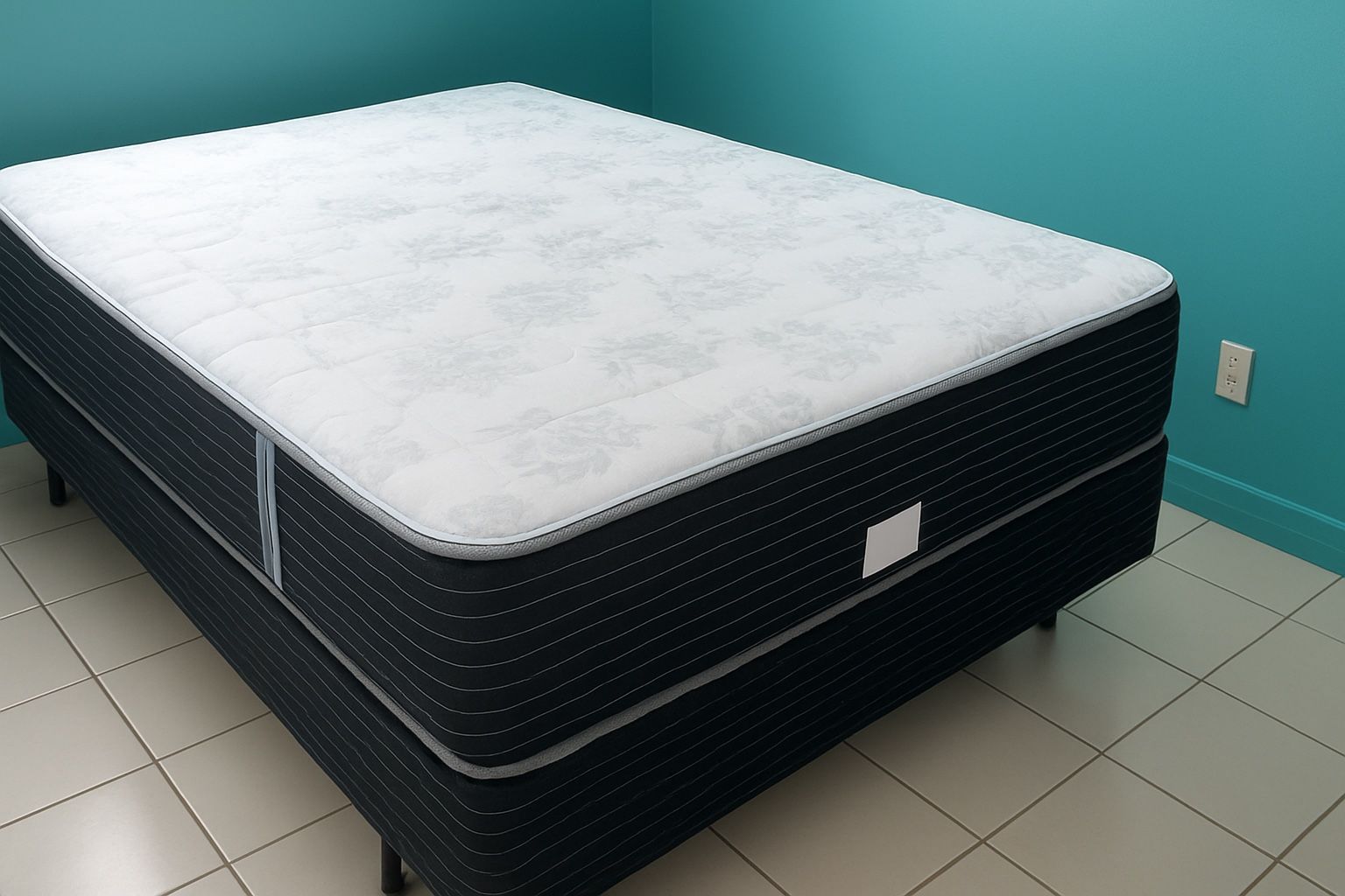 New Queen Mattress And Box Spring 2pc Bed Frame Is Not Included 