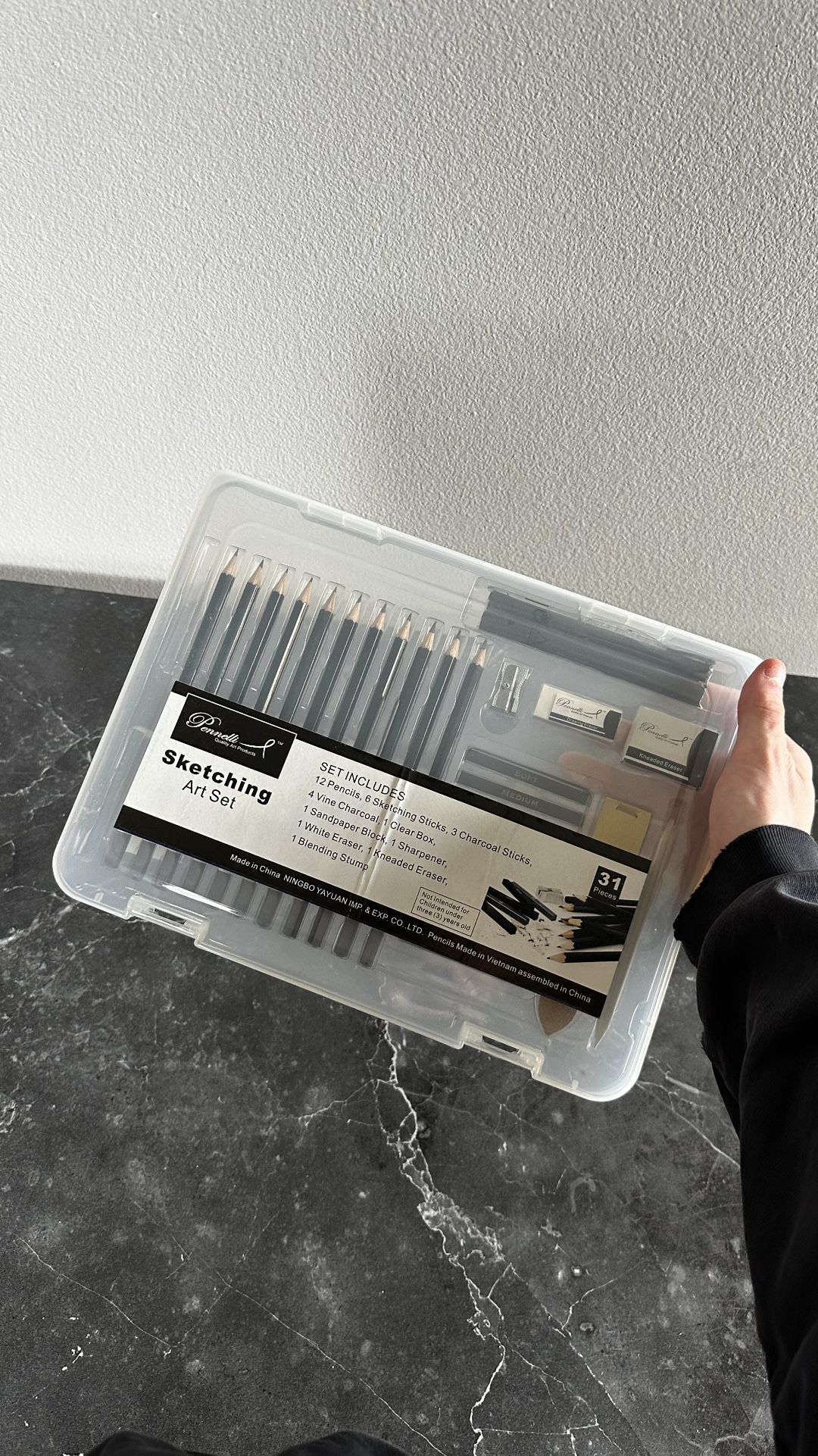 Complete Sketching Art Set Pencils