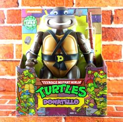 Teenage Mutant Ninja Turtles Giant 12” Action Figures 1989 Donatello