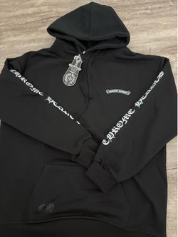 BLACK CHROME HEARTS HOODIE