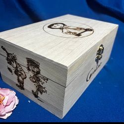 Coraline Engraved Wooden Box