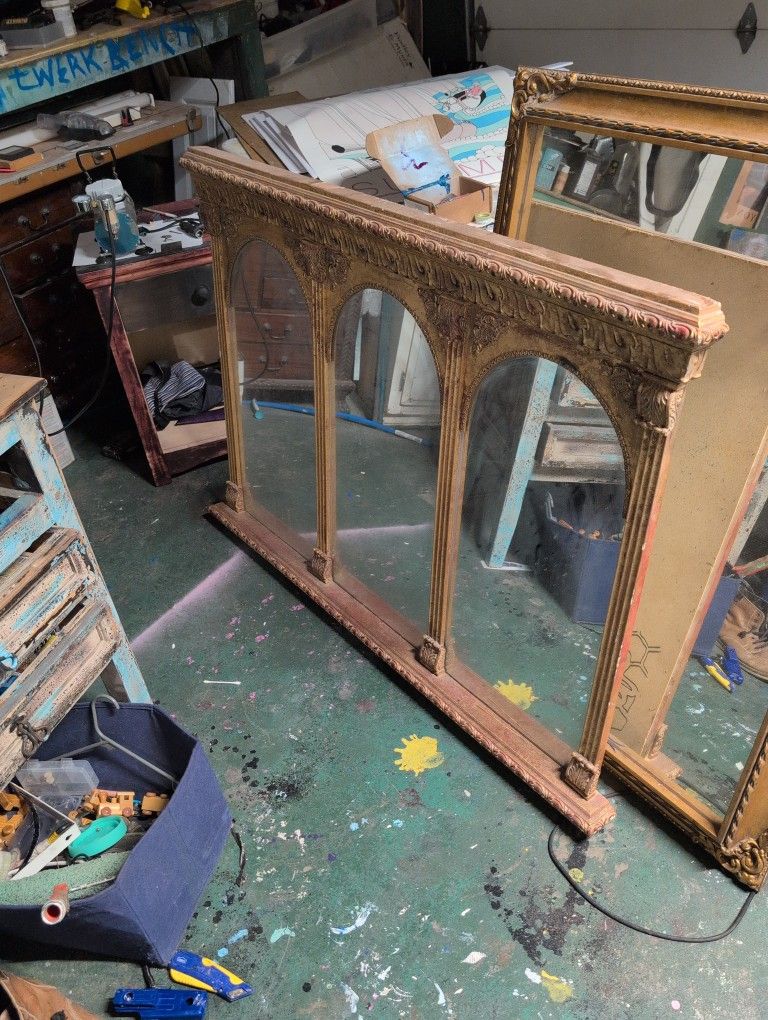 Vintage Antique Mirror 