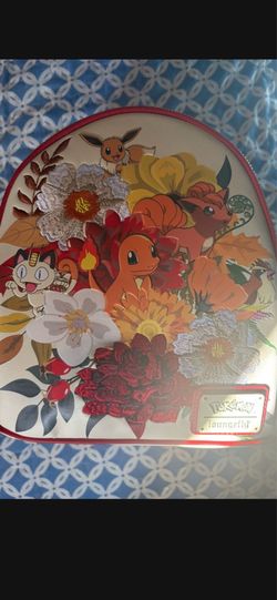 Loungefly Pokémon Charmander and Friends Floral Mini Backpack new