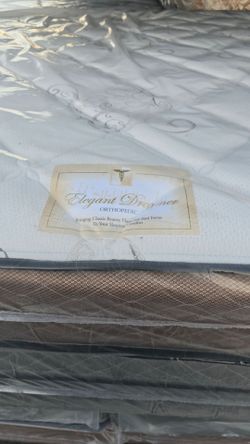 Ortopédic !! Queen Set $199 !! Mattress And Box  Spring