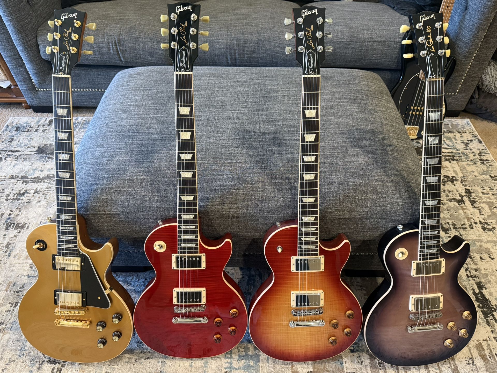 Gibson les paul guitars And musicman stingray Bass (Check price list$$$)