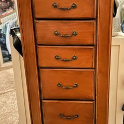 Large Wood Jewelry Storage Organizer 