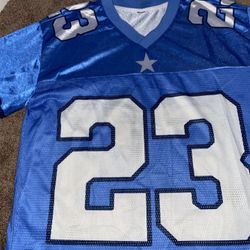 Y2K Baby Blue Jersey #23 – Vintage 2000s Style, Clean Look