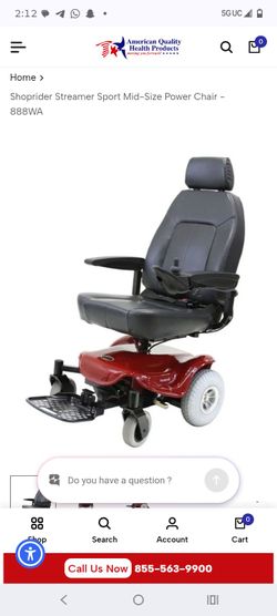 Streamer sport mid-size power chair - 888wa  valued @ $4,000.00 brand new