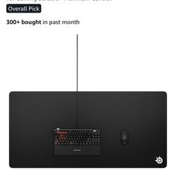 Black SteelSeries Gaming/Desk Pad - 3XL Cloth