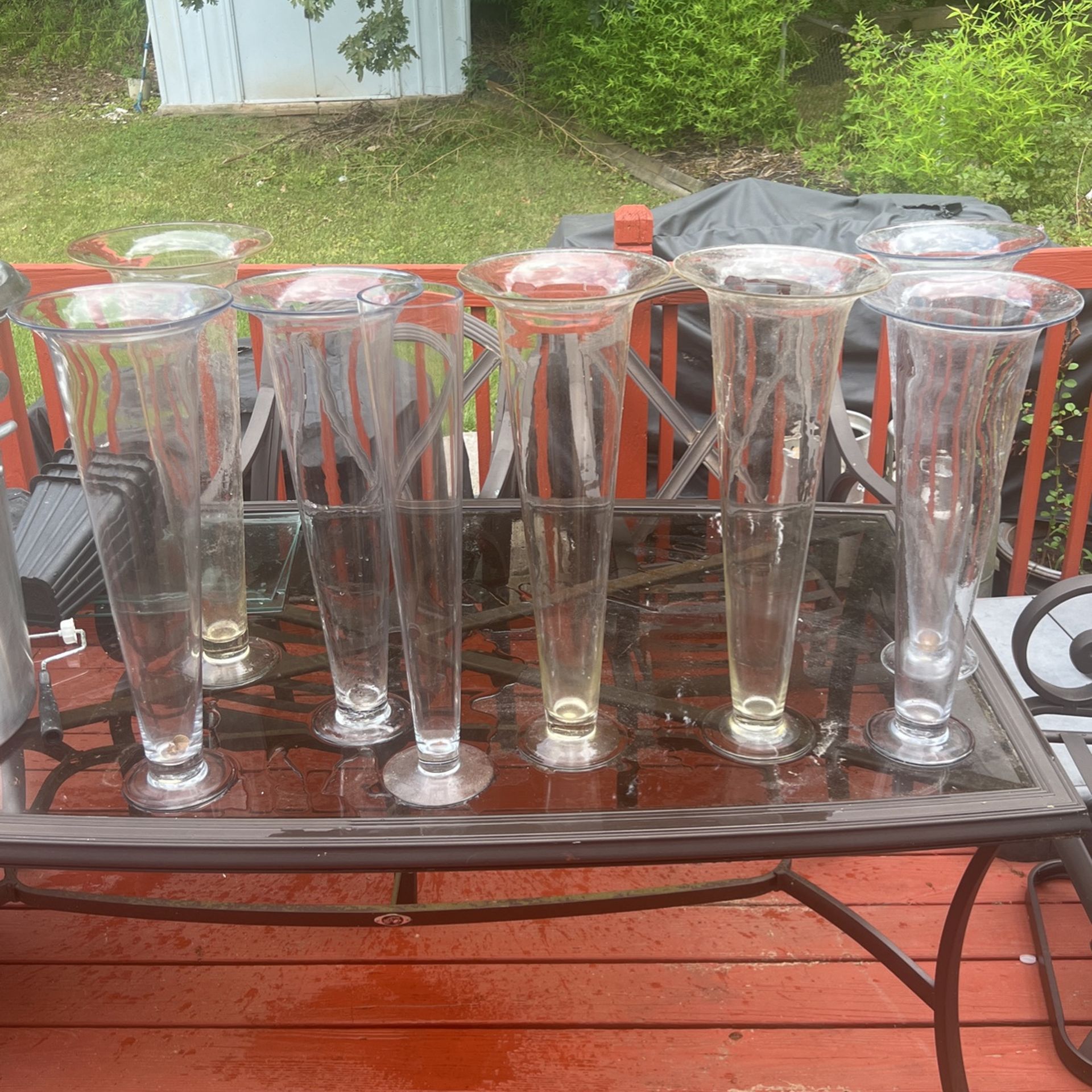 Large Glass Vases 