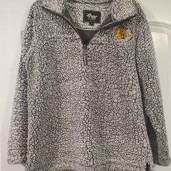 Gill 4her by carl banks chicago  Blackhawks gray women fleece women size small