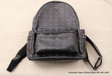 MCM backpack Model number: MMK6SVE38BK001 Black / gray / pre owned /