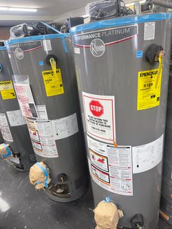 WATER HEATERS FOR SALE 🔥  Need a new water heater? We have quality new & open box water heaters available now!  ✅ Gas & Electric Models ✅ Multiple Si