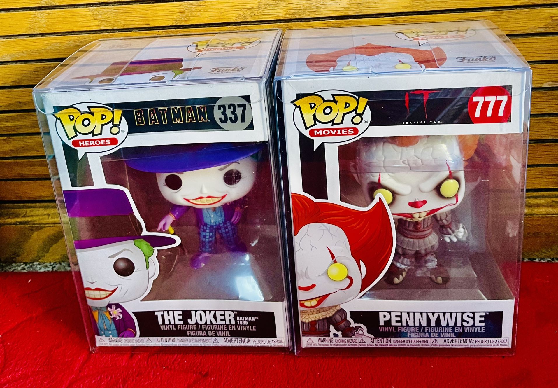 Batman The Joker & Pennywise 777 P0Ps
