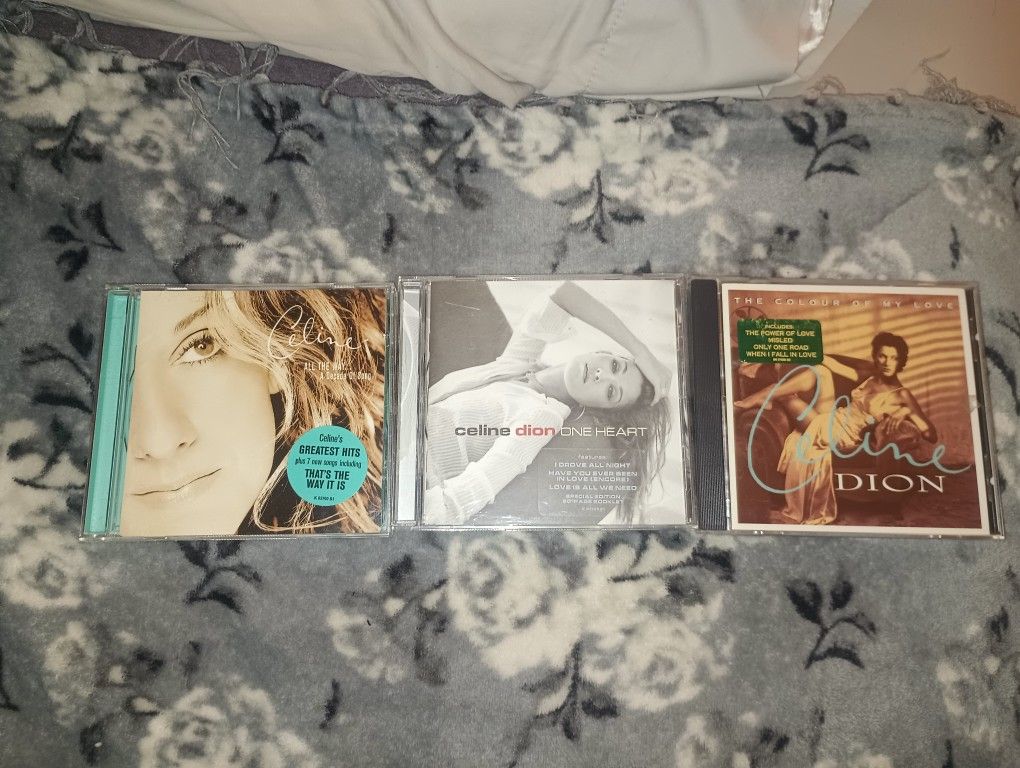 3 Celine Dion CDs