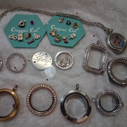 Oragami Owl Jewelry Lockets Charms