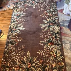 Wool Floral Rug