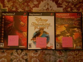 PS2 Games Lot of 3