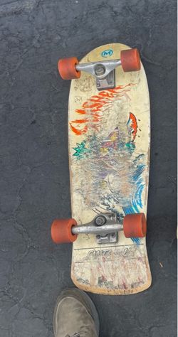 Vintage old school Santa Cruz skateboard