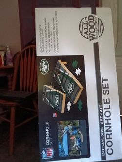 NFL New York Jets Cornhole Set 2ft x 4ft