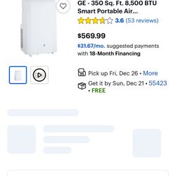 Portable Air conditioner. 