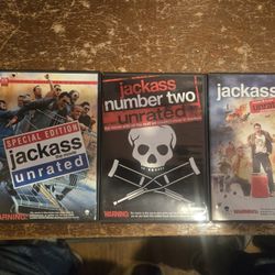 Jackass Movie DVDS Collection 
