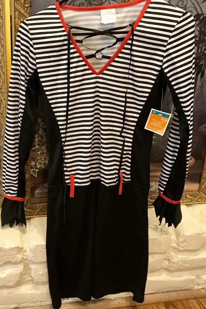 PIRATE HALLOWEEN COSTUME*ADULT/TEEN*NEVER WORN WITH TAG*SMALL/MEDIUM