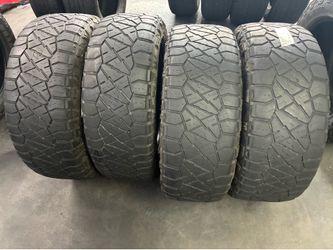 4 USED 27560R20 NITTO RIDGE GRAPPLER  tires for $200 installed and balanced   275 60 20 275 60 R 20 27560R20 275/60/20 275/60/R20   AIl NEW tir
