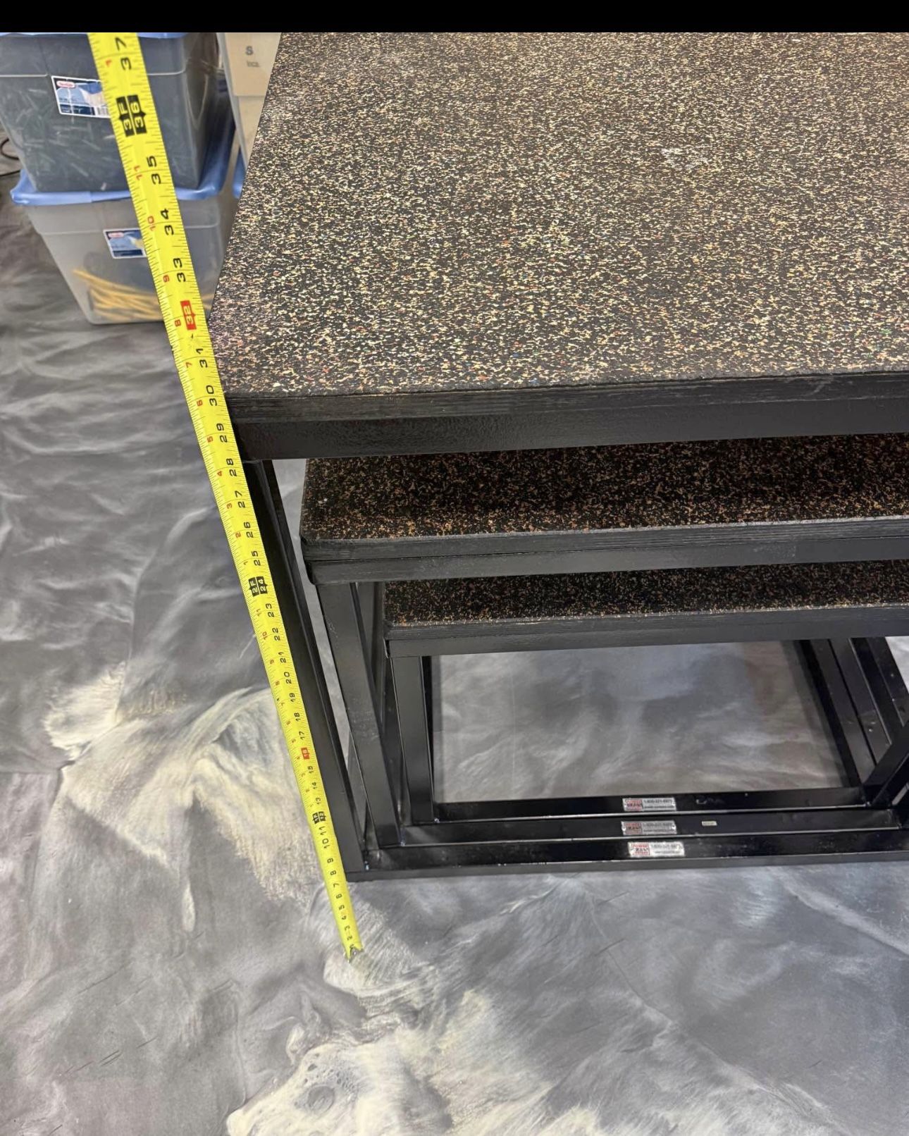 Power Systems Plyometric Boxes (set of 3) 30”, 24”, 18”