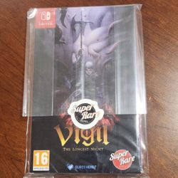 Vigil The Longest Night + Slipcover & Gold Card - Switch Super Rare Games #137 New