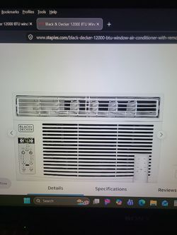 12000 BTU A.C window unit