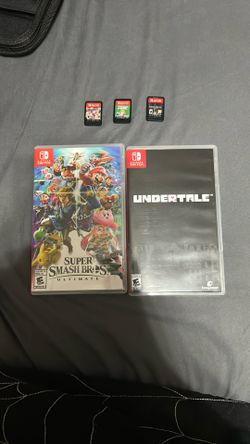 Nintendo switch Games(price Variable) Undertale, Super Smash Bros Ultimate, Dark Souls, Links Awakening, Mario Kart