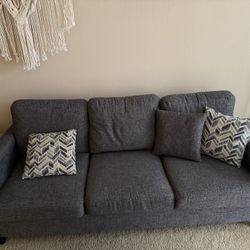 Gray couch & Small Chair