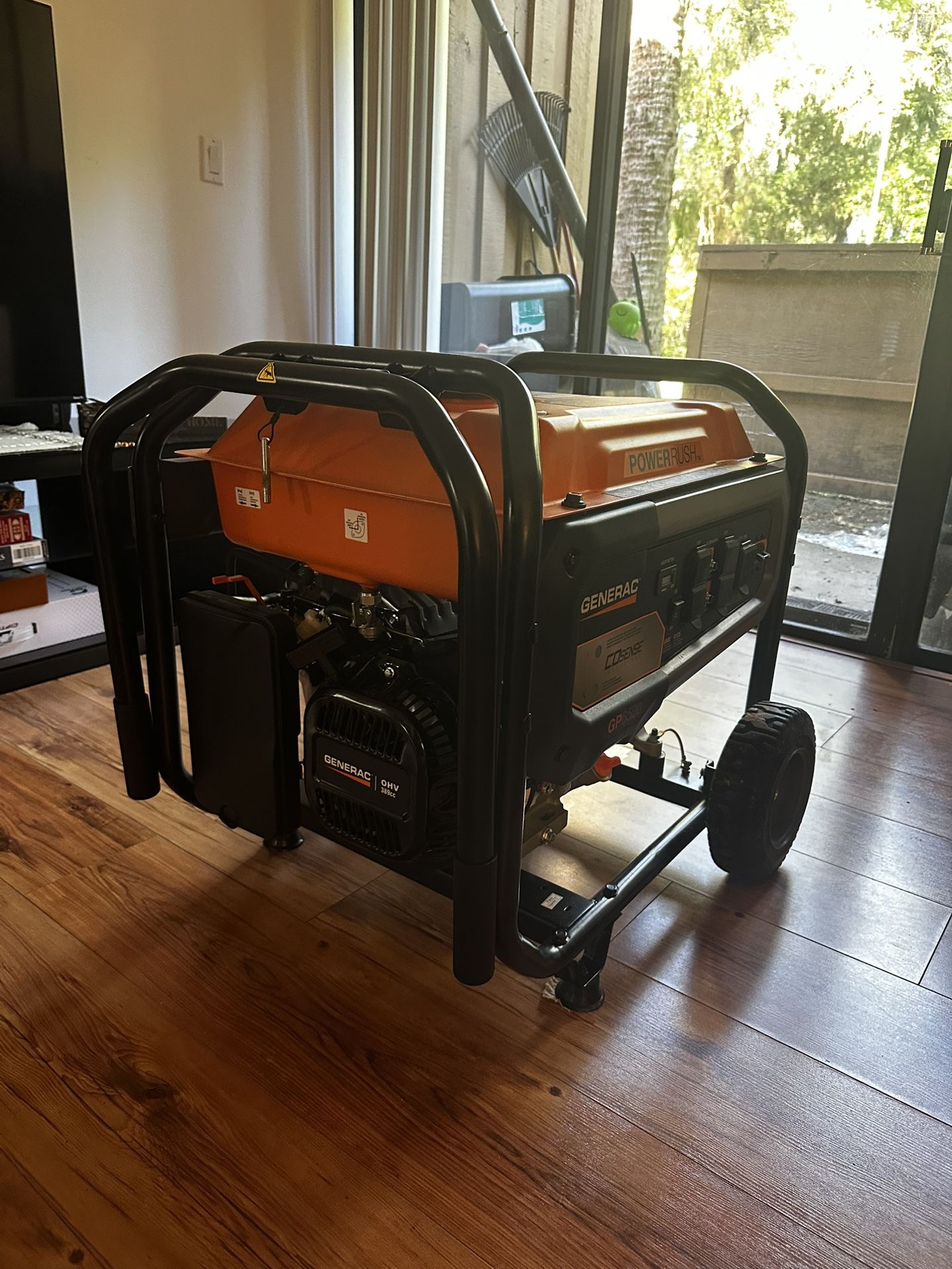 8125 / 6500-Watt Gasoline Powered Portable Generator with COSense and 20 ft. Extension Cord Included - GP6500