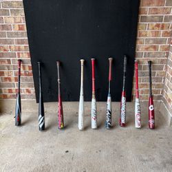 Baseball Bats 31/26, 31/28, 32/29, 32.5/29.5