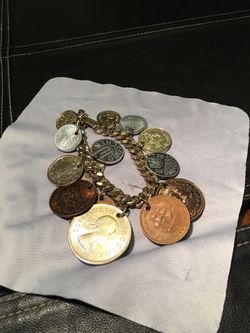 Vintage coin bracelet $30