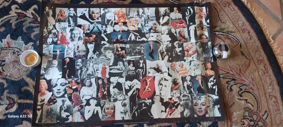 Marilyn Monroe collage poster 1985 27x38.5 $100obo