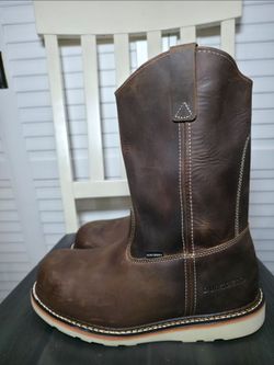 Duradero New Omaha Composite Toe Unlined Pull On Wedge Work Boots 81026CU Men's Size 9 and 10.5