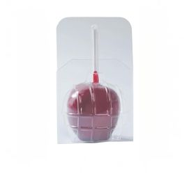 Clear Plastic Disposable Candy Apple Containers, 50 Pack
