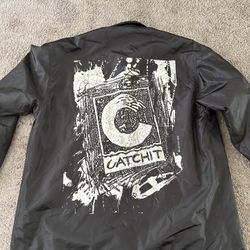 Vintage Surf Skate CATCHIT 1989 Windbreaker