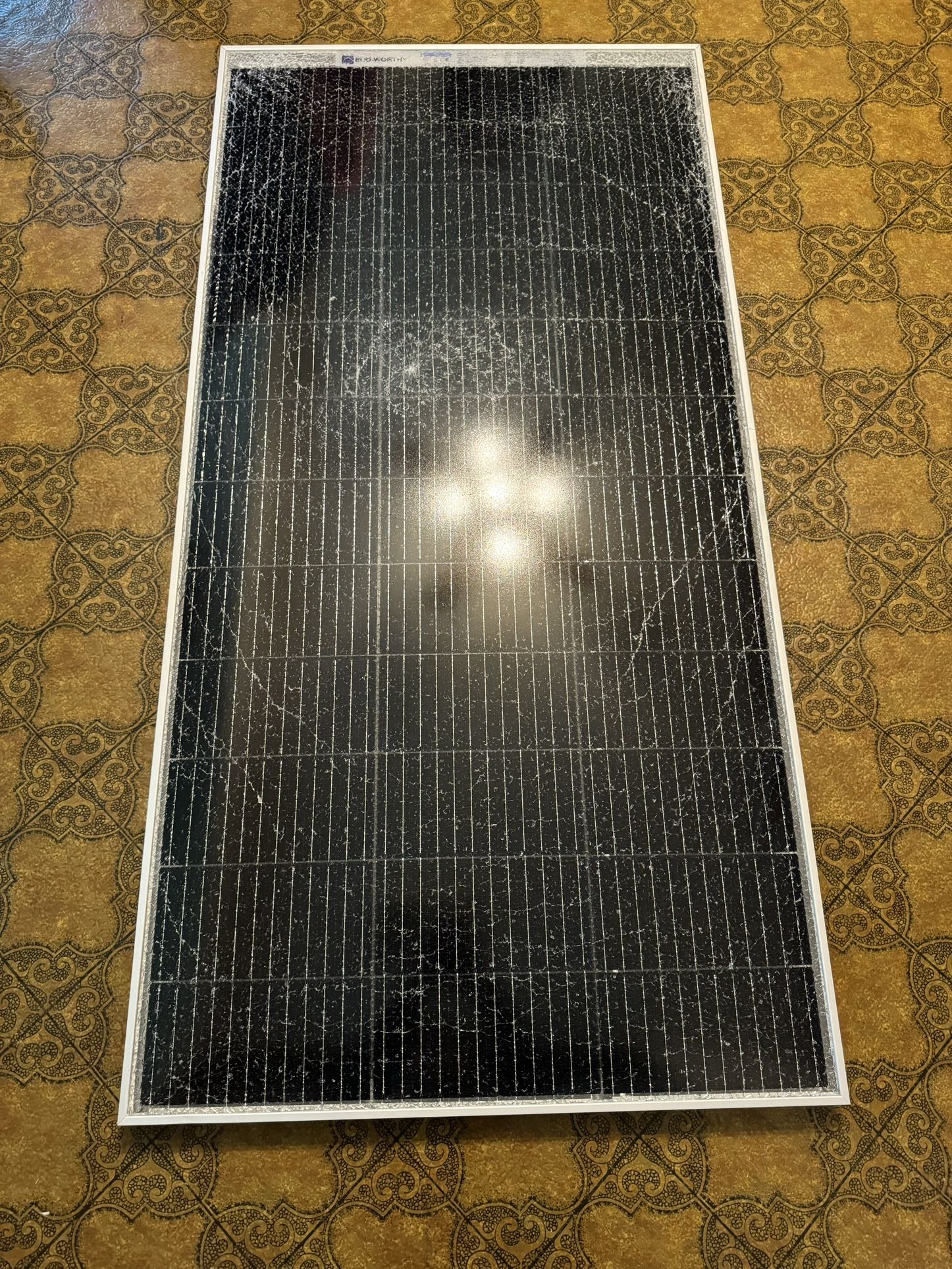 Eco-Worthy Cracked 195 Watt Bifacial Solar Panel ECOBM195W