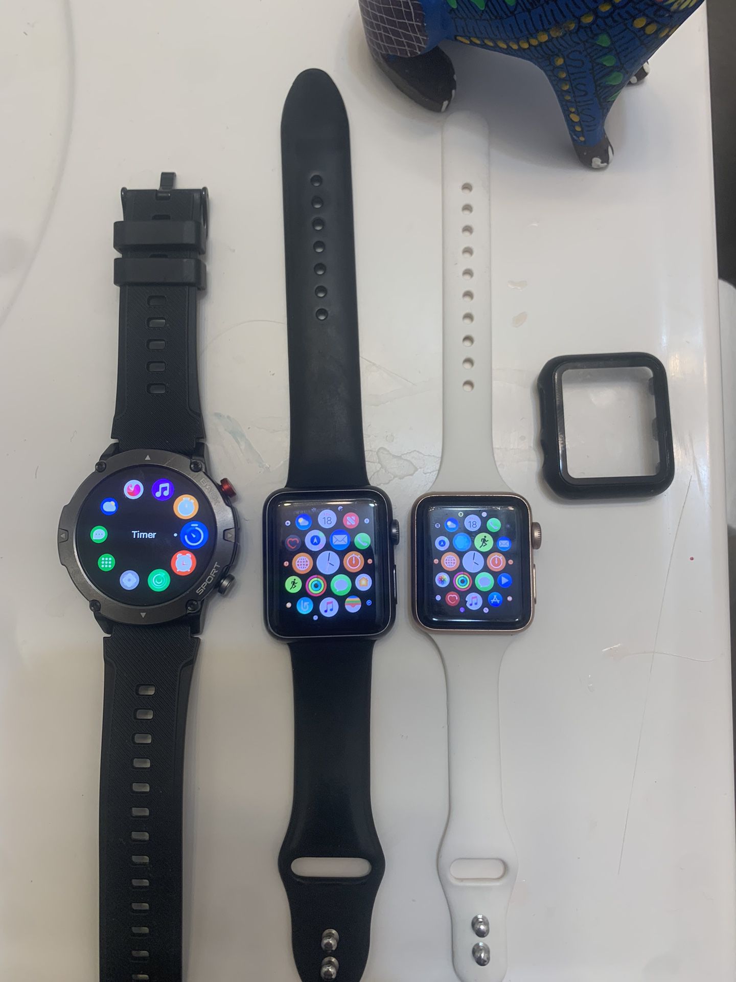 Two Apple Watch And One Smart Phone 