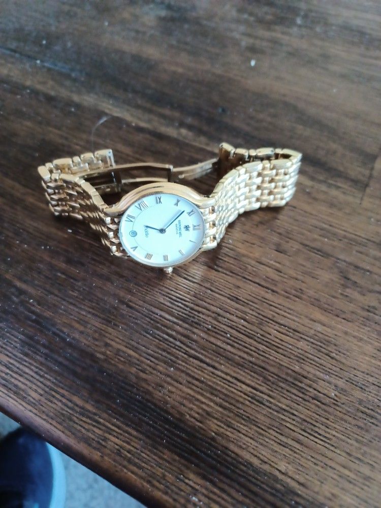 Gold-plated Raymond Weil Watch