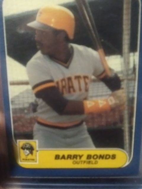 1986 Fleer Update Barry Bonds Rookie Rare