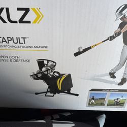 New SKLZ Catapult Soft Toss Baseball Pitching Machine for Batting and Fielding